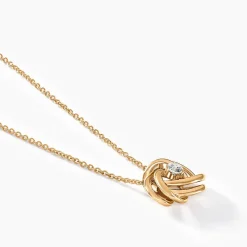 Collier Iwaki Plaqué Or Jaune Oxyde De Zirconium