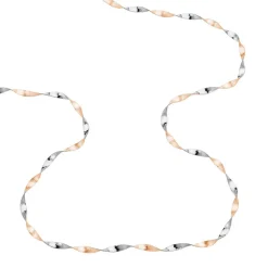 Collier Izar Torsadee Or Bicolore