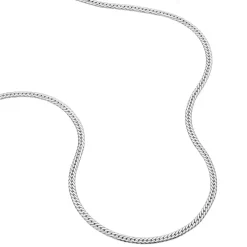 Collier Izel Maille Anglaise Or Blanc