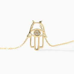 Collier Jamal Or Jaune Diamant