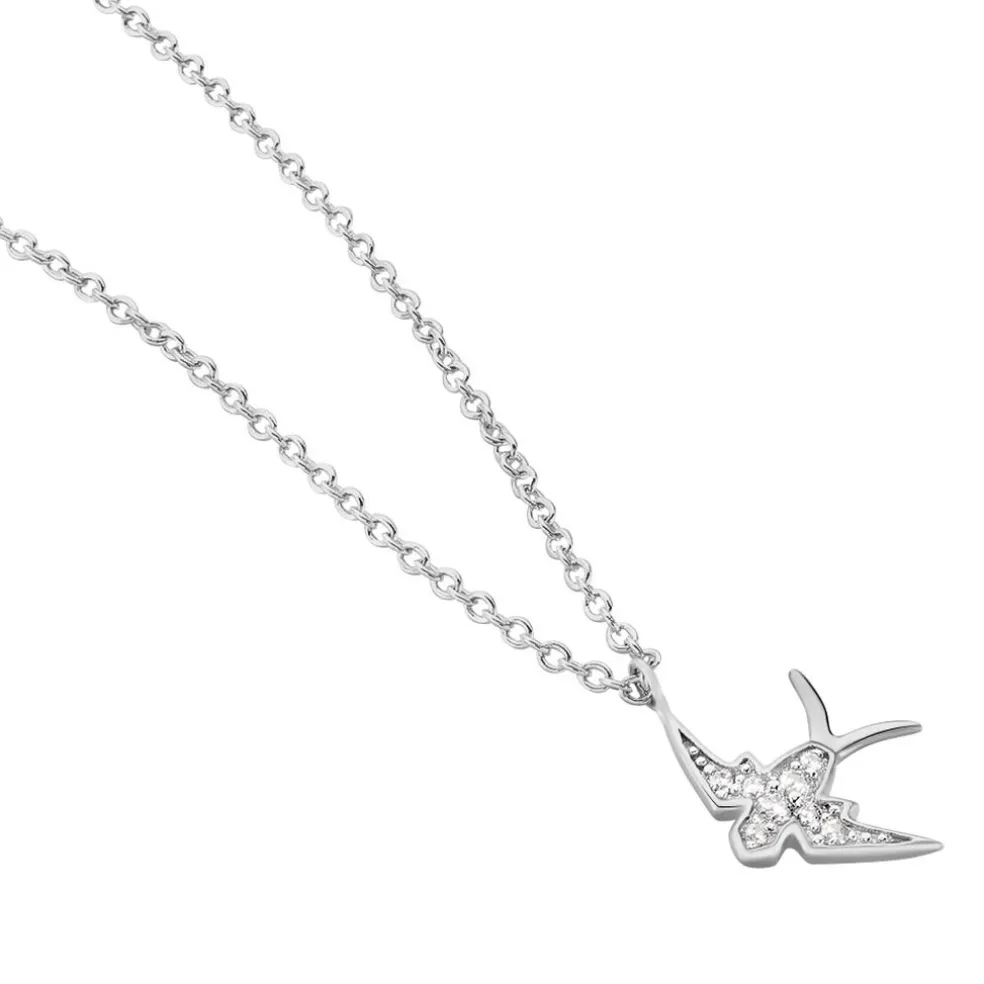 Collier Janea Argent Blanc Oxyde De Zirconium