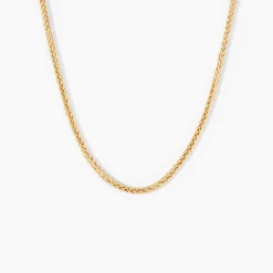 Collier Jany Maille Palmier Or Jaune