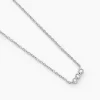 Collier Janys Argent Blanc Oxyde De Zirconium