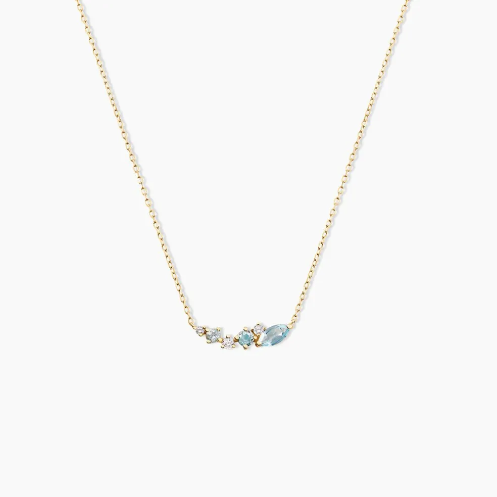 Collier Jardin Secret Or Jaune Topaze