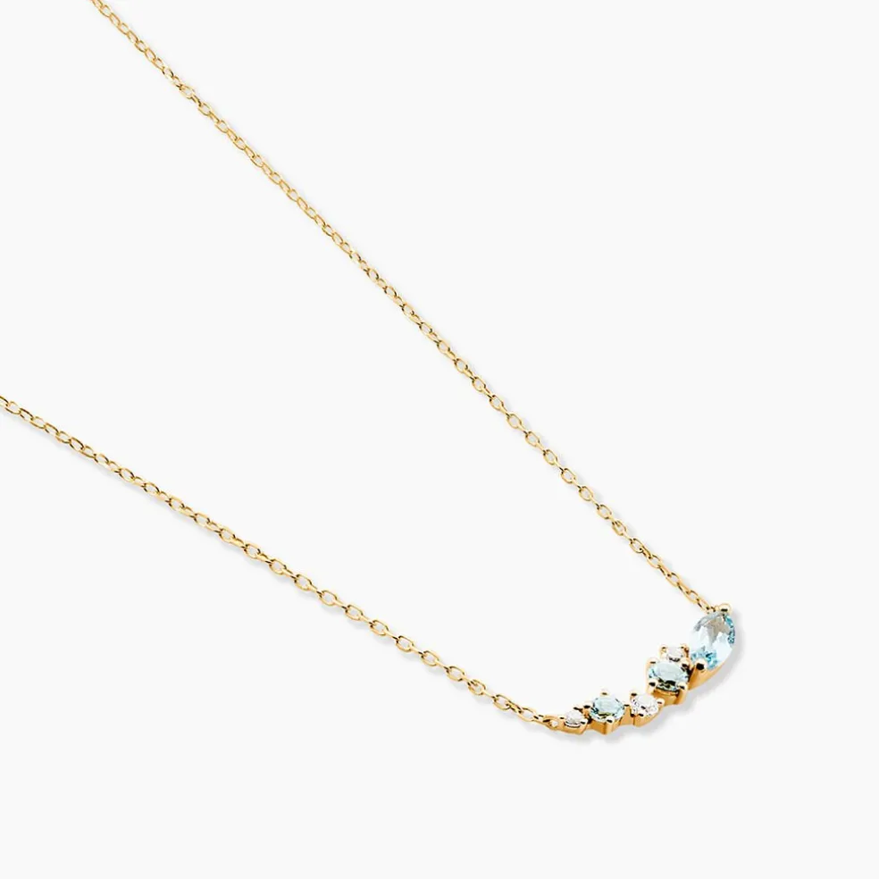 Collier Jardin Secret Or Jaune Topaze