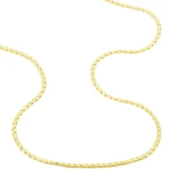 Collier Jayna Maille Palmier Or Jaune