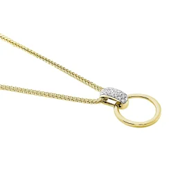 Collier Jazmine Jaune Diamant Blanc