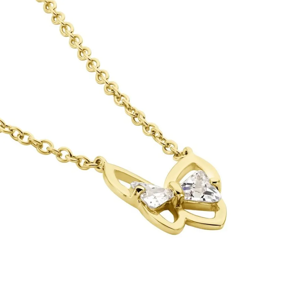 Collier Jelissa Plaqué Or Jaune Oxyde De Zirconium