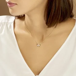 Collier Jelissa Plaqué Or Jaune Oxyde De Zirconium