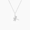 Collier Jengen Argent Oxydes De Zirconium