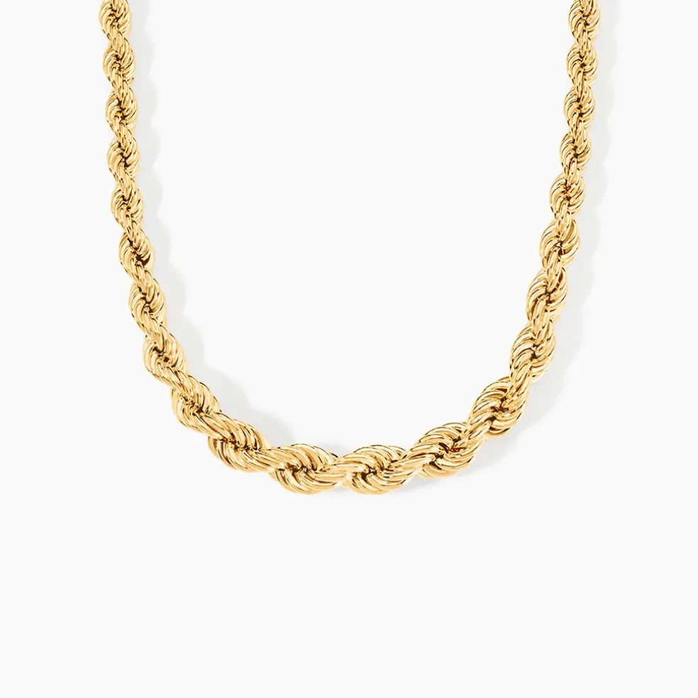 Collier Jerry Danilo Maille Corde Or Jaune