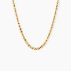 Collier Jerry Danilo Maille Corde Or Jaune