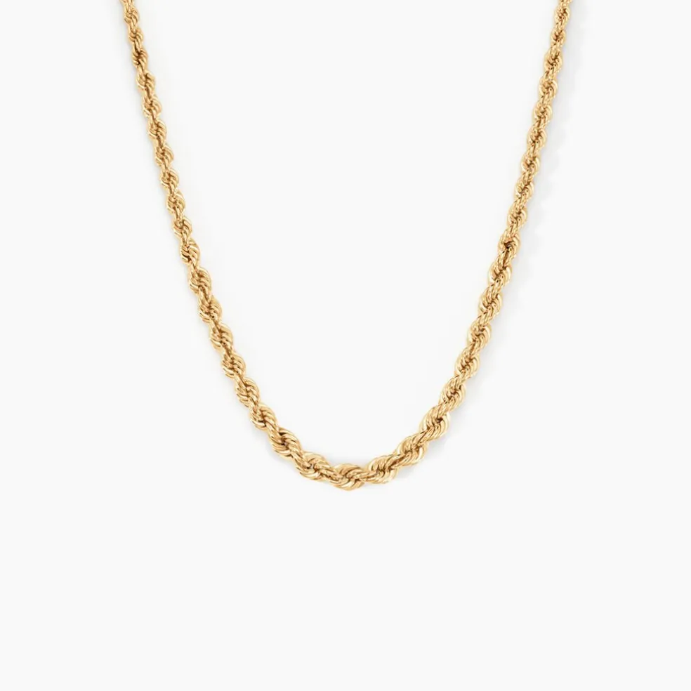 Collier Jerry Danilo Maille Corde Or Jaune