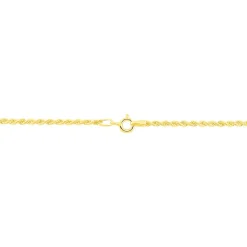 Collier Jerry Danilo Maille Corde Or Jaune