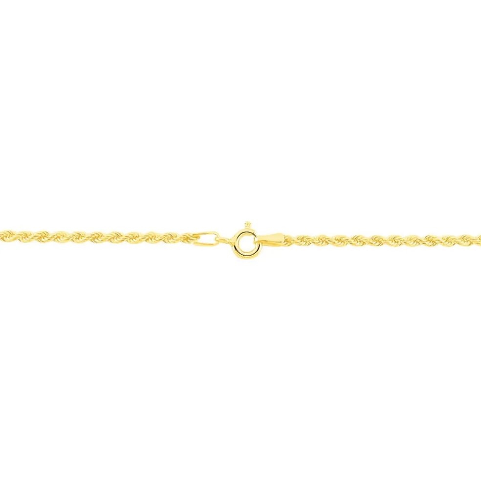 Collier Jerry Maille Corde Or Jaune