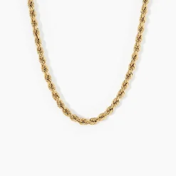 Collier Jerry Maille Corde Or Jaune