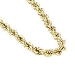 Collier Jerry Maille Corde Or Jaune