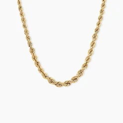 Collier Jerry Maille Corde Or Jaune