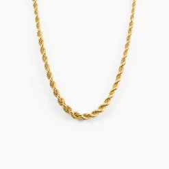 Collier Jerry Maille Corde Or Jaune