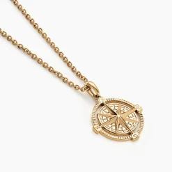 Collier Jet Plaqué Or Jaune