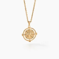 Collier Jet Plaqué Or Jaune