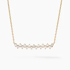 Collier Jodene Or Jaune Diamant Synthétique
