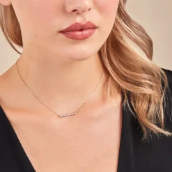 Collier Jodene Or Jaune Diamant Synthétique