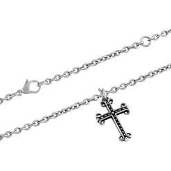 Collier Jodoc Acier Blanc