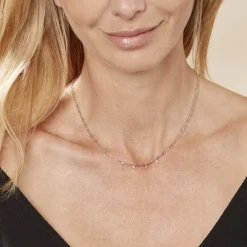 Collier Jonc Sebastia Argent Oxyde De Zirconium