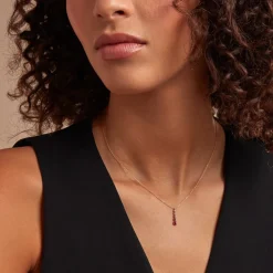 Collier Josephine Or Jaune Rubis