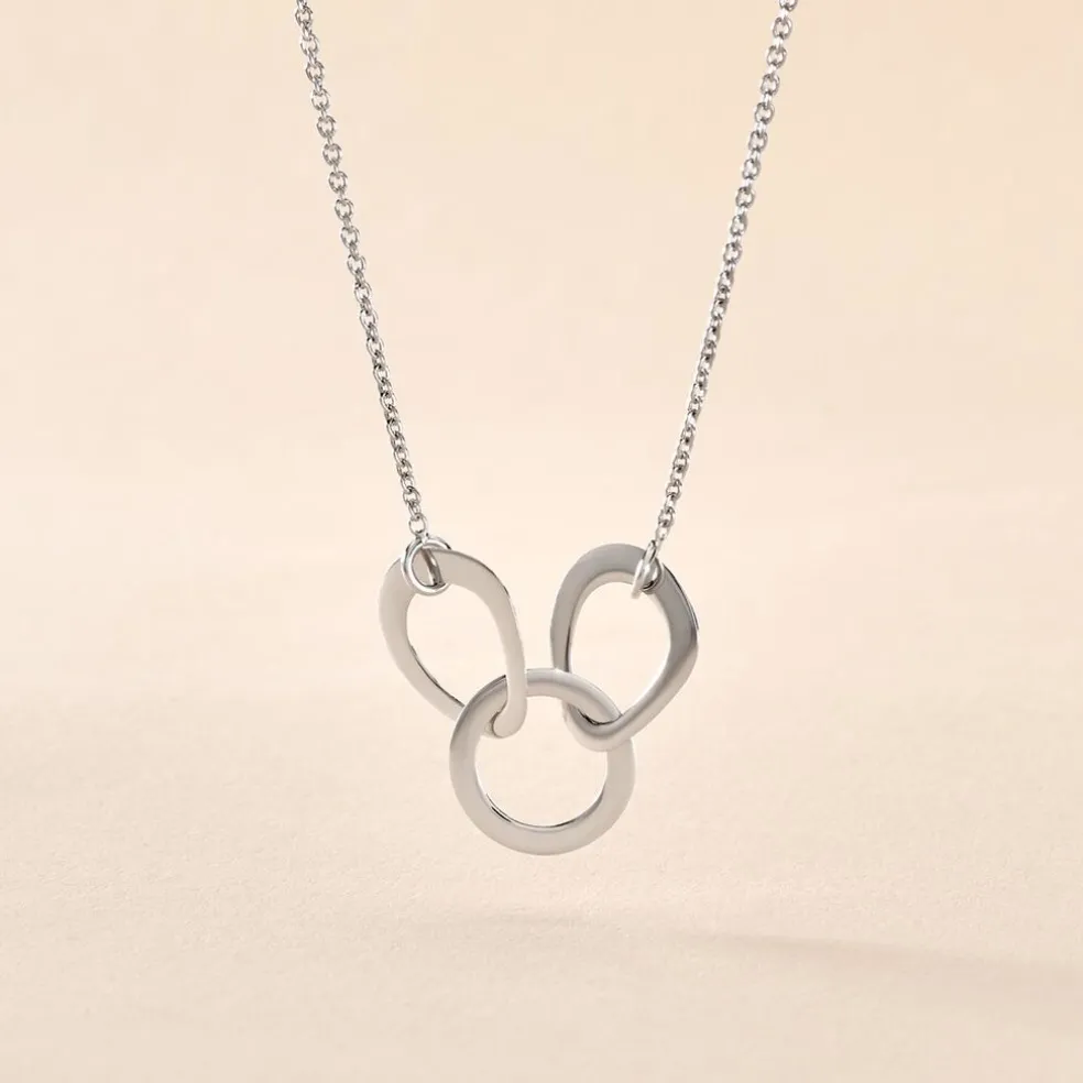 Collier Joy Argent Blanc