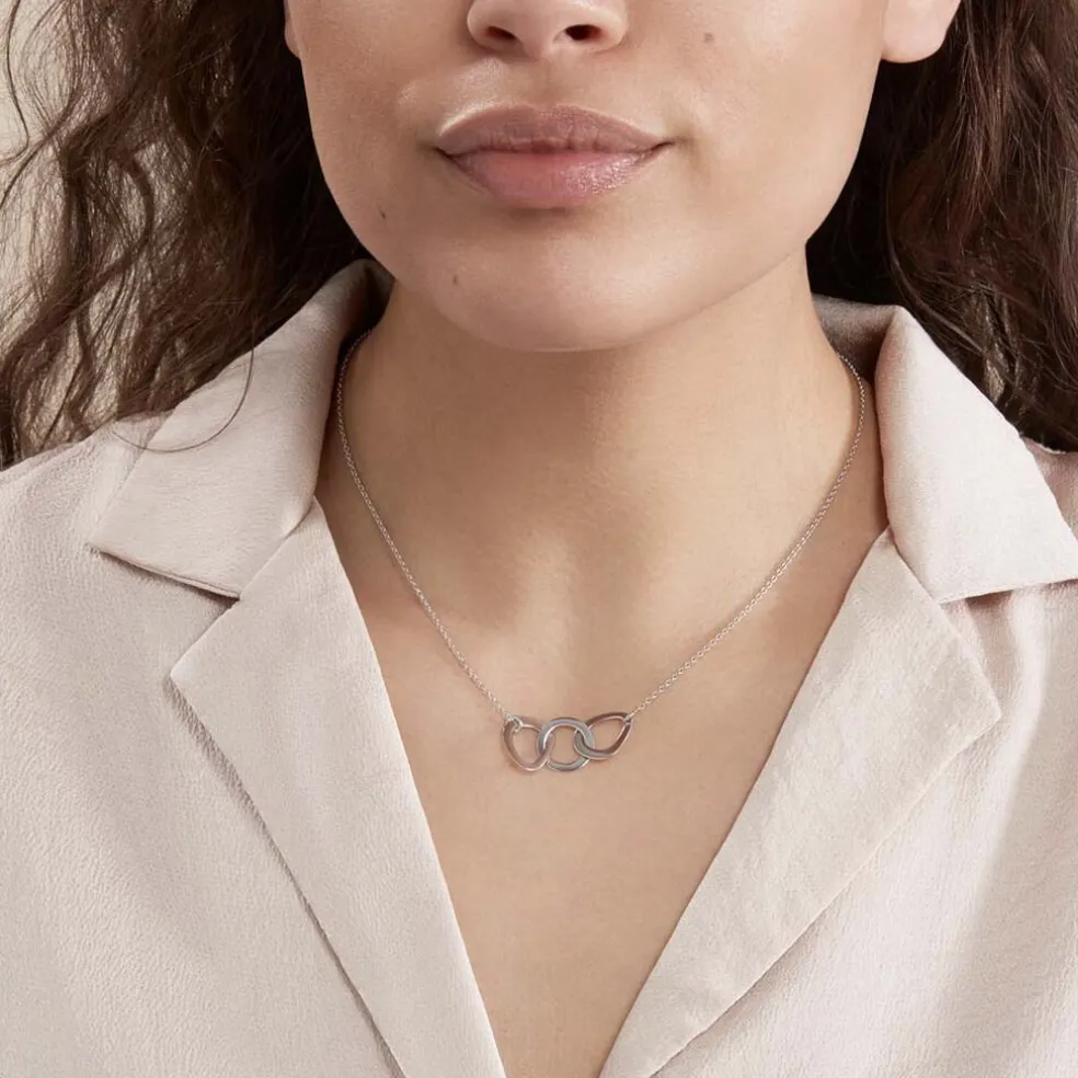 Collier Joy Argent Blanc