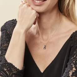 Collier Julianne Or Blanc Diamant