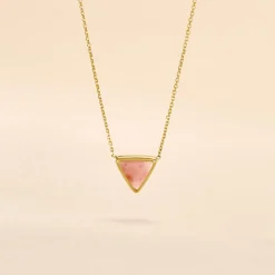 Collier Juliete Or Jaune Calcedoine