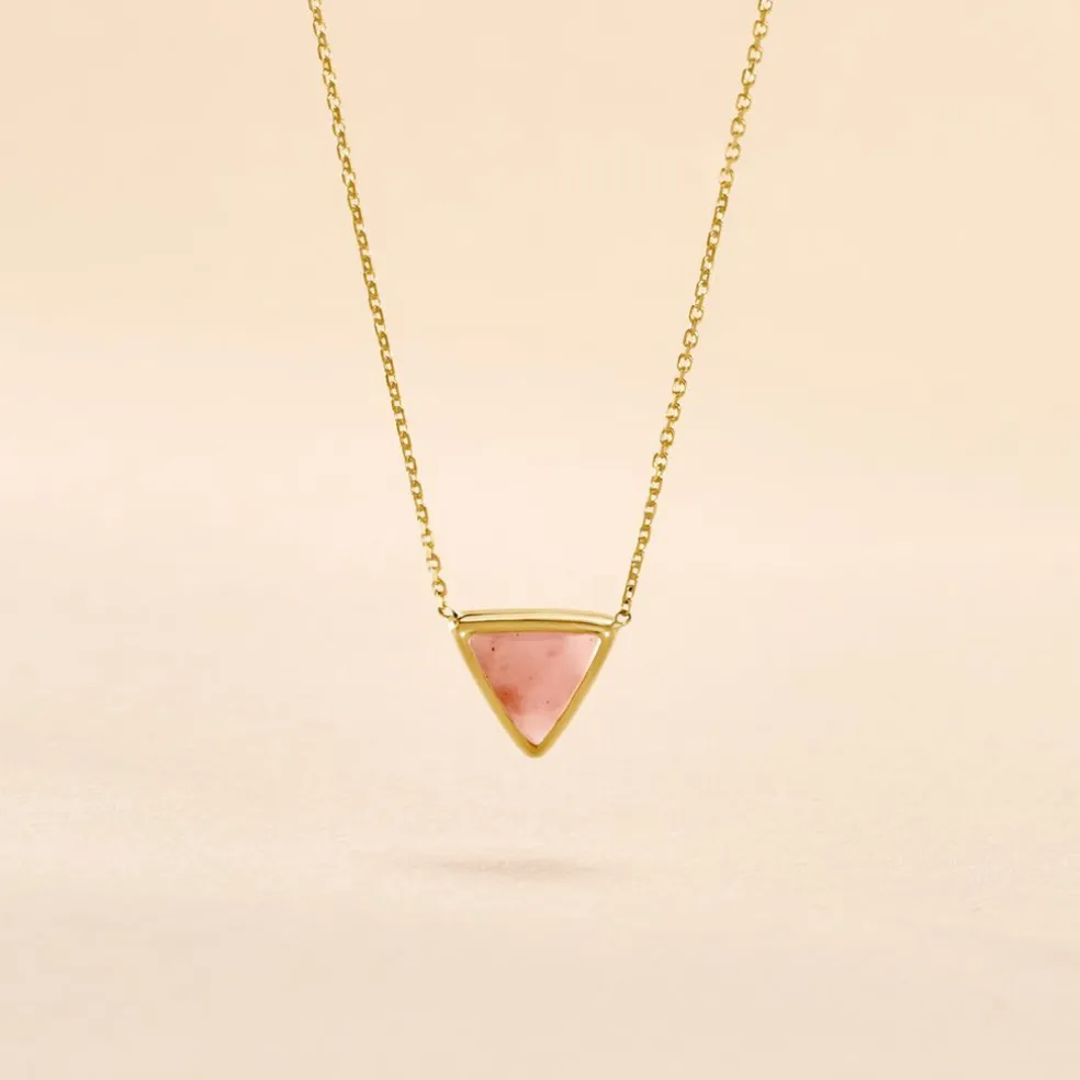 Collier Juliete Or Jaune Calcedoine