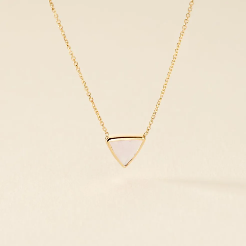 Collier Juliete Or Jaune Amethyste