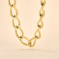 Collier Justinien Acier Doré