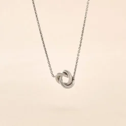 Collier Kaelya Argent Blanc