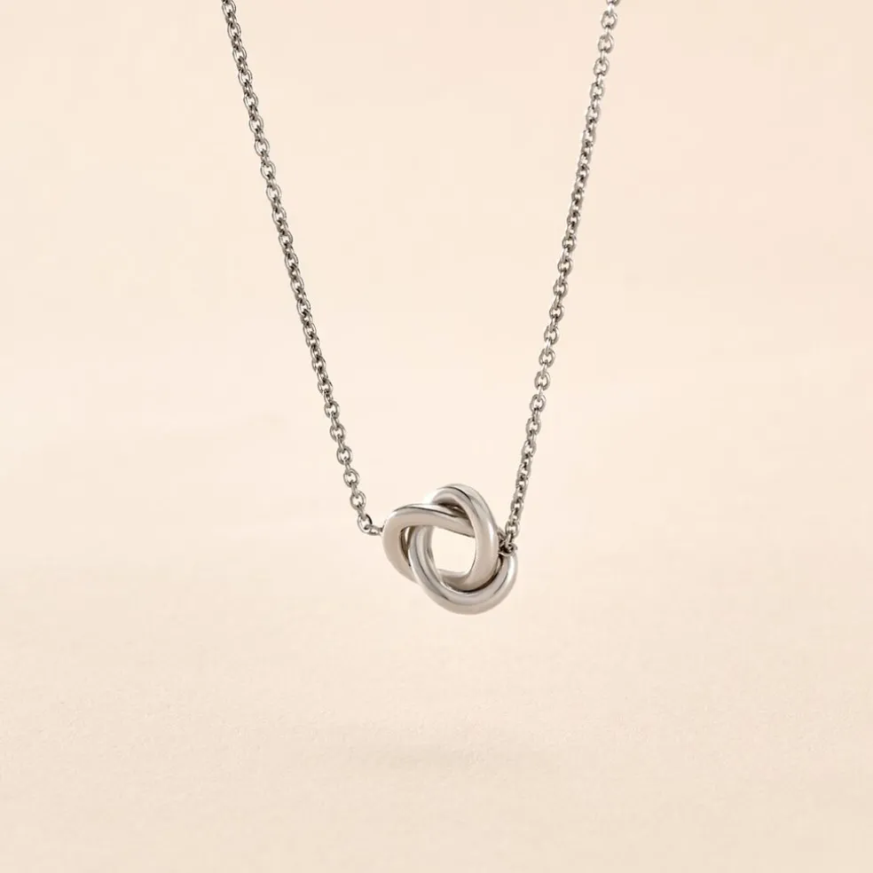 Collier Kaelya Argent Blanc