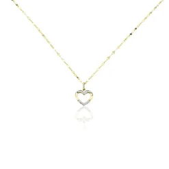 Collier Kalliope Jaune Diamant Blanc