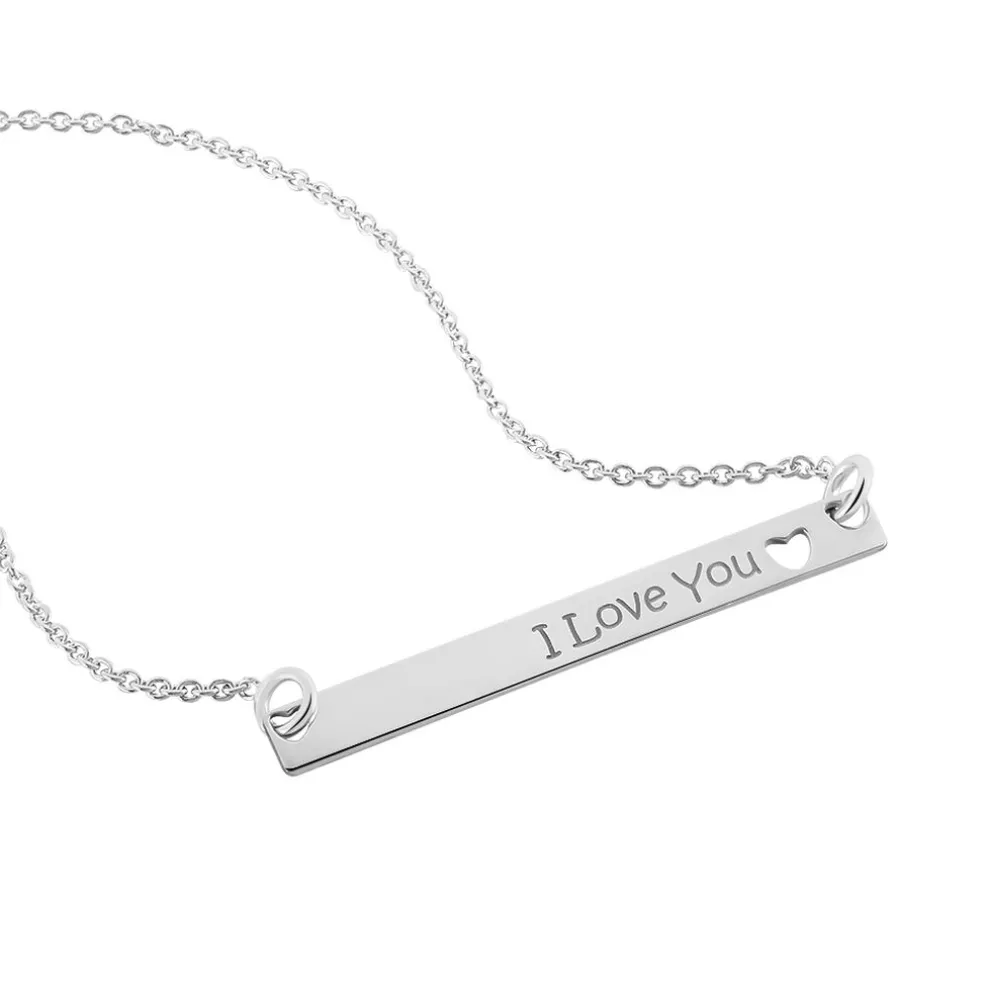 Collier Kamile Argent Blanc