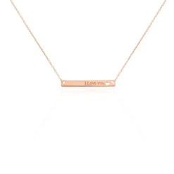 Collier Kamile Argent Rose