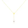 Collier Kandida Or Jaune Perle De Culture