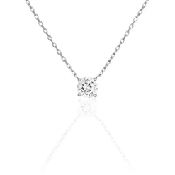 Collier Kariane Argent Blanc Oxyde De Zirconium