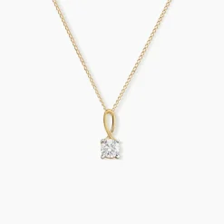 Collier Karlena Or Jaune Oxyde De Zirconium