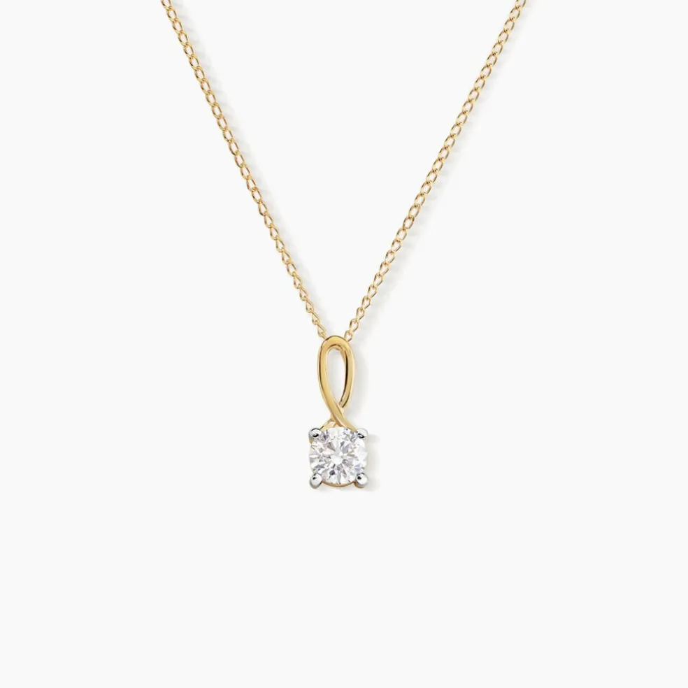 Collier Karlena Or Jaune Oxyde De Zirconium