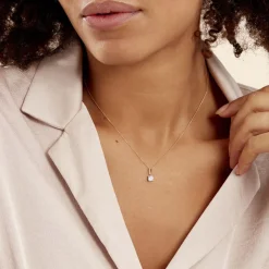 Collier Karlena Or Jaune Oxyde De Zirconium