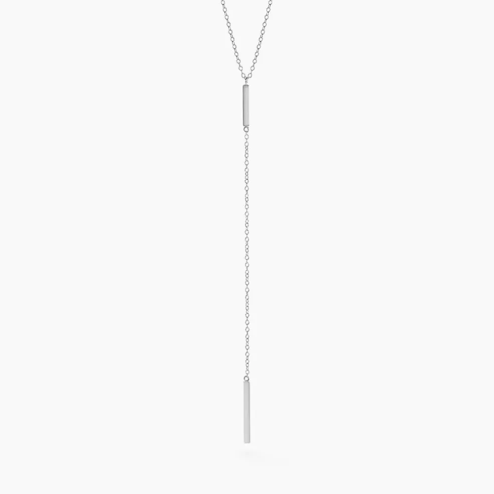 Collier Katell Argent Blanc