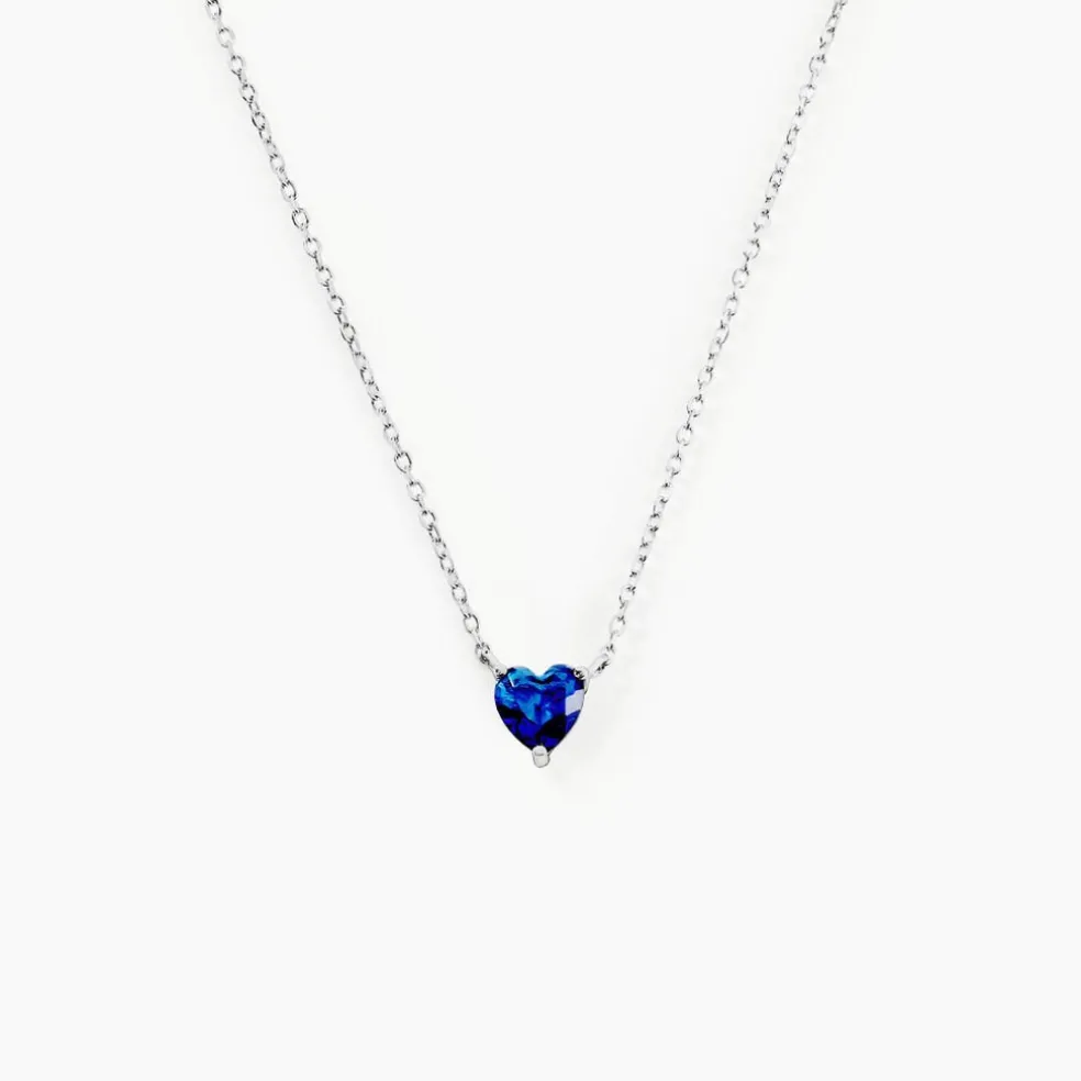 Collier Kelvyn Argent Blanc Oxyde