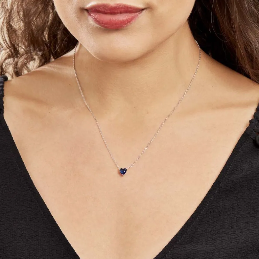 Collier Kelvyn Argent Blanc Oxyde